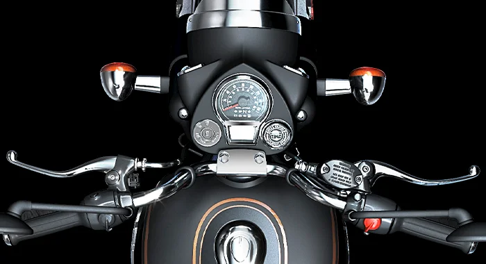 Royal Enfield Bullet 350 cluster