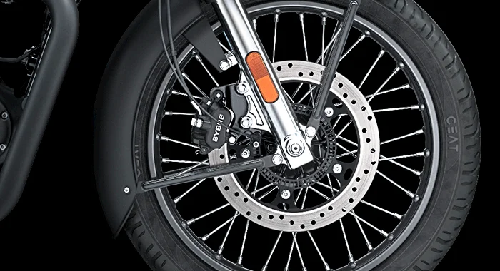 Royal Enfield Bullet 350 wheel abs