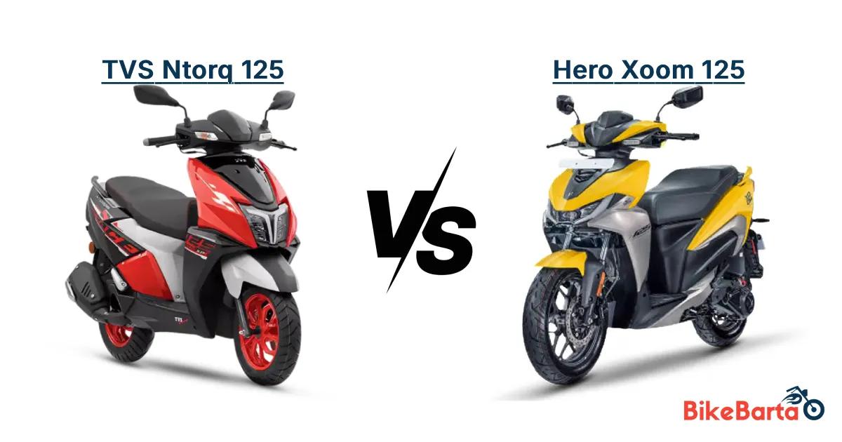 TVS Ntorq 125 vs Hero Xoom 125