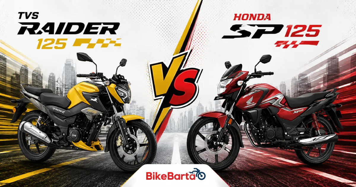 TVS Raider 125 vs Honda SP 125