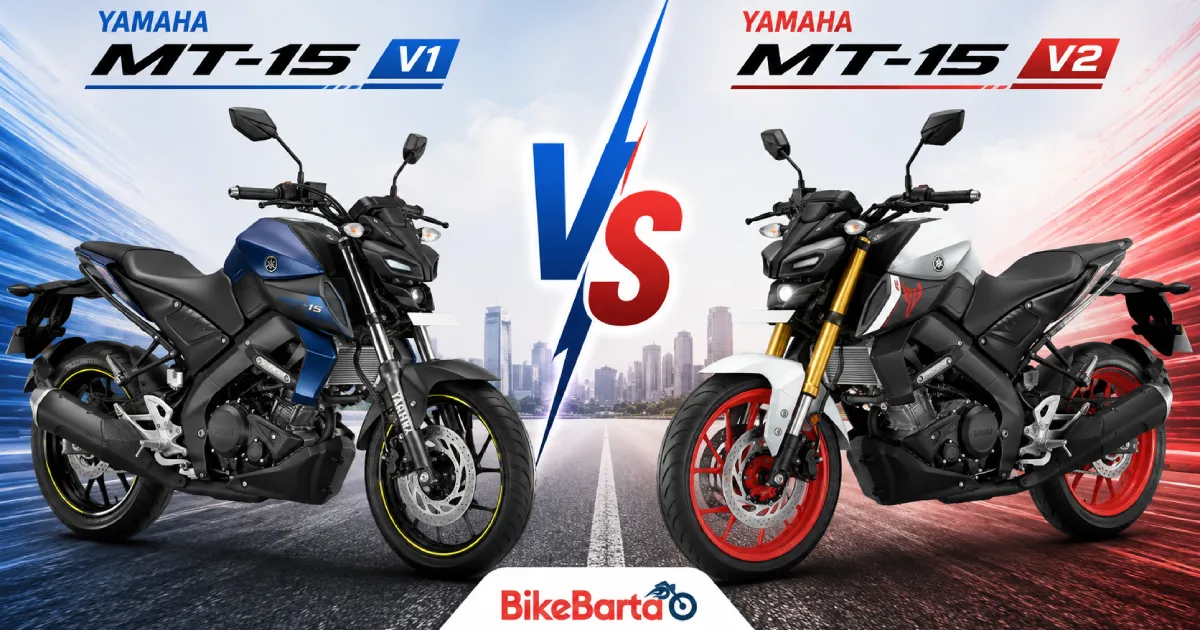 Yamaha MT 15 V1 vs Yamaha MT 15 V2