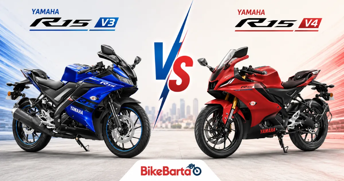 Yamaha R15 V3 vs Yamaha R15 V4