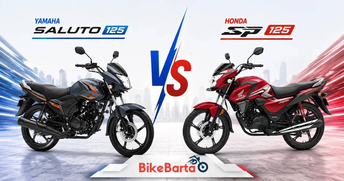 Yamaha Saluto 125 vs Honda SP 125