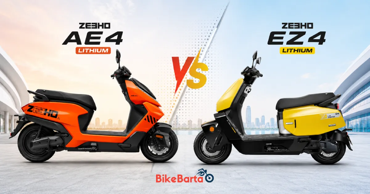 Zeeho AE4 Lithium vs Zeeho EZ4 Lithium