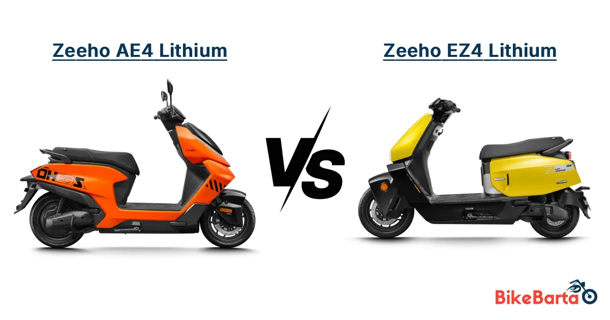 Zeeho AE4 Lithium vs Zeeho EZ4 Lithium