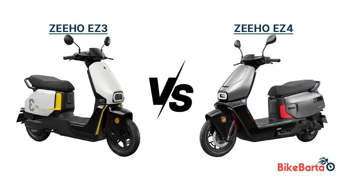 Zeeho EZ3 vs Zeeho EZ4 Comparison